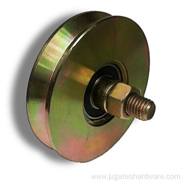4" galvanized V groove Sliding Gate Steel Wheel